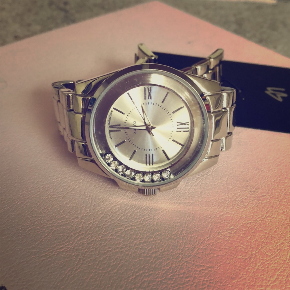 Silver watch